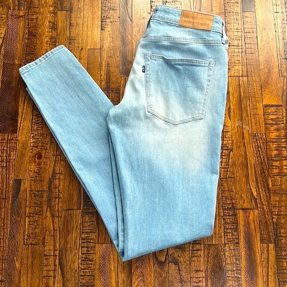 Made and Crafted Levi’s intentional fading skinny PINS light Wash size 30 - Picture 12 of 16